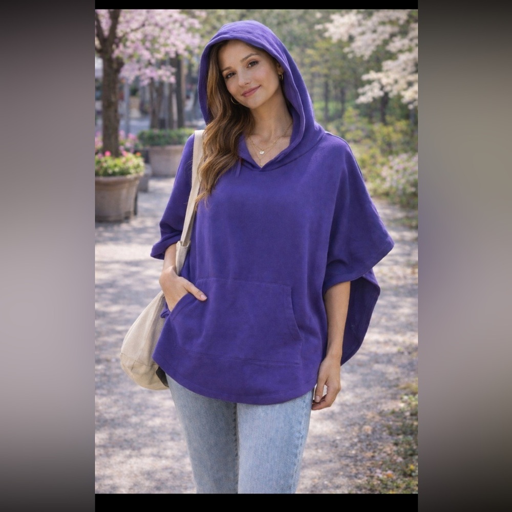Cutter & Buck Purple Hooded Garment